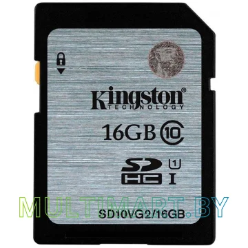 Карта памяти Kingston SHDC (Class 10) 16GB (SD10VG2/16GB)